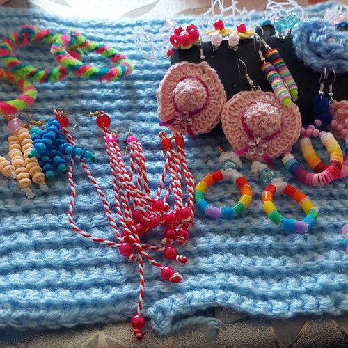 Handmade earrings new, unworn