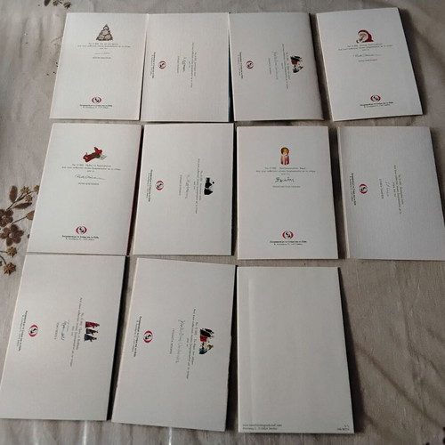 Christmas cards new, pack of 50 pieces