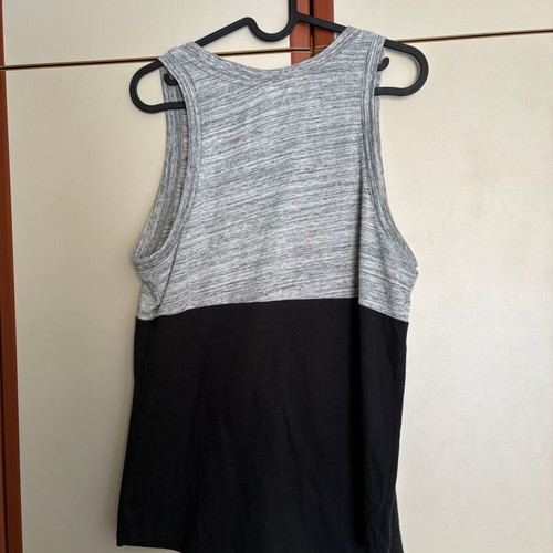 Pink Victoria's Secret sleeveless top like new, size S, grey and black