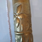 Bronze carved shell casing like new