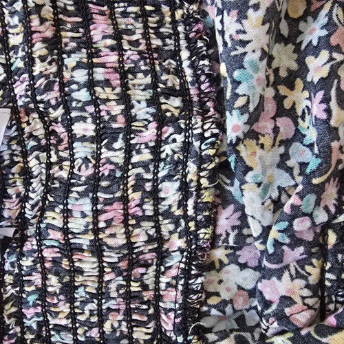 Zara long black dress with floral print, adjustable straps and leg slit like new