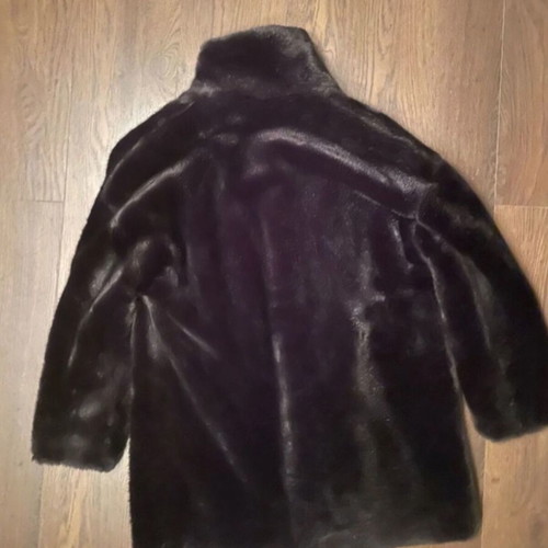 Zara long fur black-brown like new, size XS