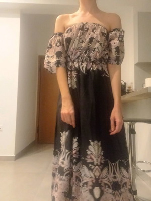 Strapless dress Damiano Milano worn once, size L, black