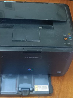 Samsung CLP-315 πολύχρωμος laser εκτυπωτής μεταχειρισμένος με αναπληρώσιμα μελάνια