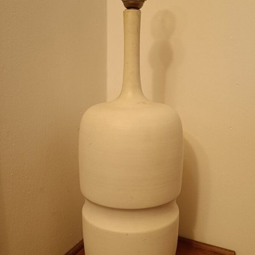 Lamp modern Scandinavian design matte ceramic like new
