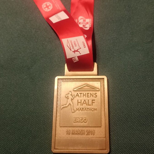 Athens Half Marathon 2018 collectible medal like new