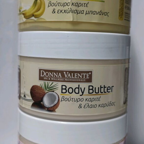 Donna Valente Body Butter set new, 3 scents 500ml