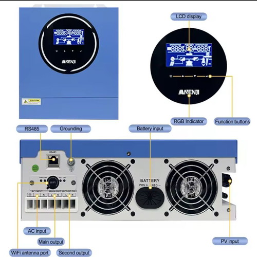 Inverter 4200W hybrid for autonomous system
