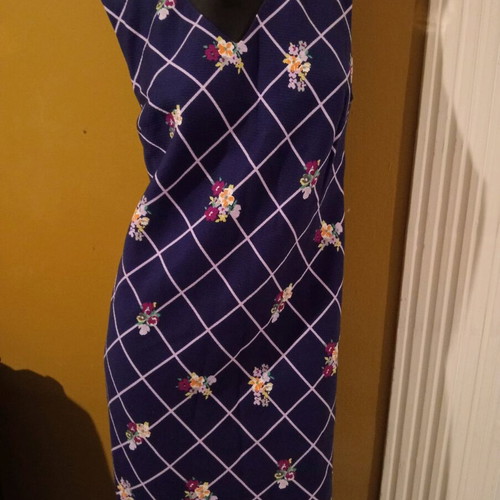 Laura Ashley sleeveless summer dress new, size UK 14