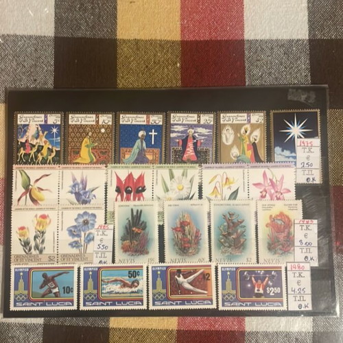 Stamp series new, 4 sets