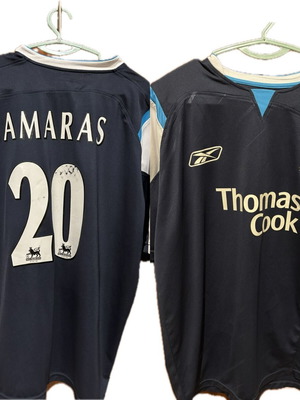 Samaras Manchester City 2005-06 Boutique Jersey used, size Large
