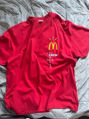 Travis Scott x McDonald's Crew T-shirt XXL