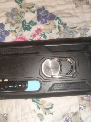 Xiaomi Mi Note 10 Lite back cover with 360° turnable ring holder like new