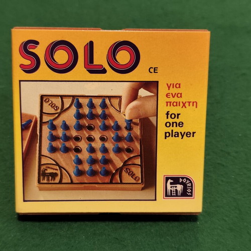 SOLO 1984 vintage board game by Dourios, mint condition