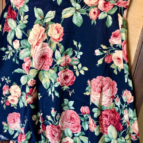 Summer dress like new, blue multicolor, sizes S and M