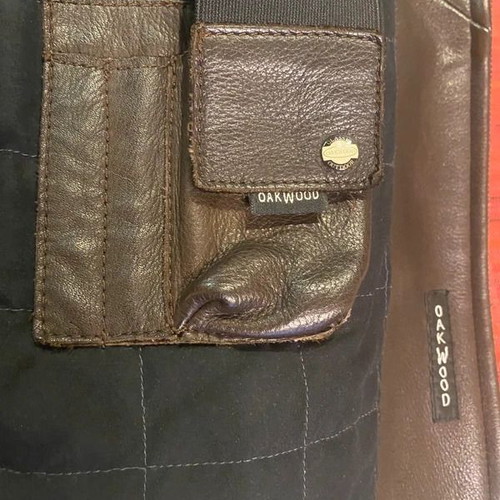 Oakwood leather jacket XL brown like new
