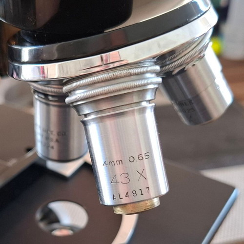 Bausch & Lomb AK7117 Collectible Microscope like new with original box