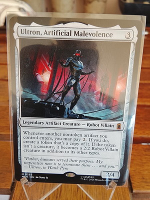 Magic the Gathering Ultron card new, Marvel Superheroes