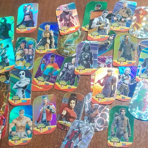 Fortnite metal tags like new, set of 34 Battle Royale