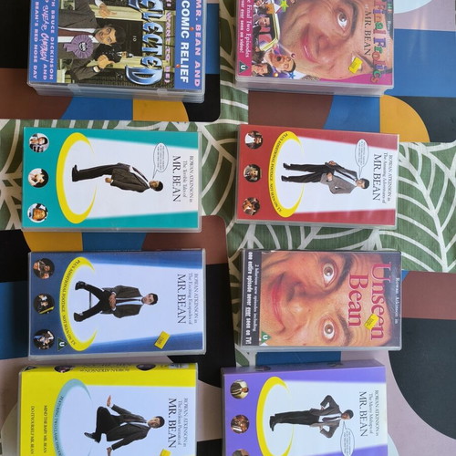 Mr. Bean VHS collection set of 8, like new