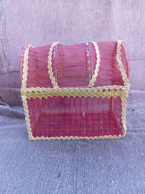 Fabric decorative chest dimensions 18×18