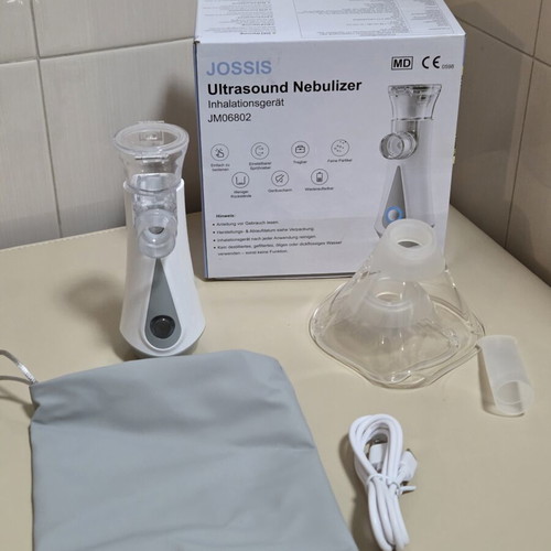 Jossis JM-06802 Portable Ultrasound Nebulizer New with Accessories