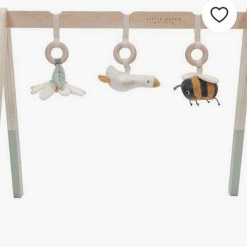 Little Dutch Baby Gym like new with extra hanging toys