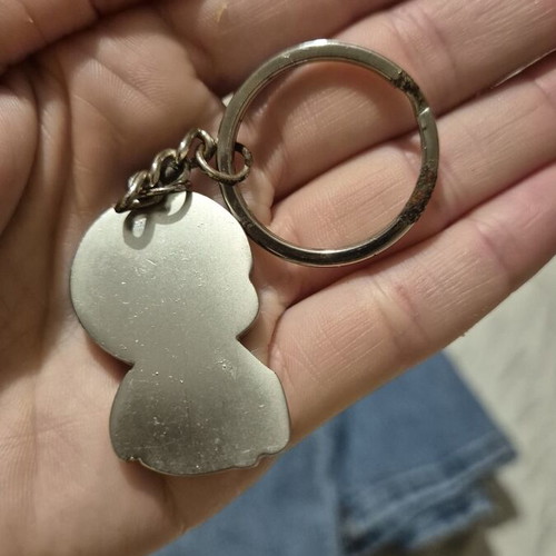 Baby keychain silver used