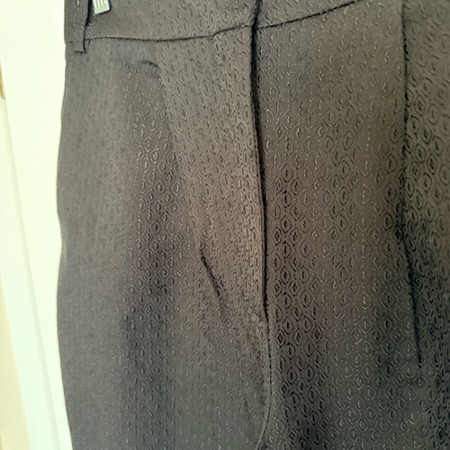 Zara pants black new jacquard type size M
