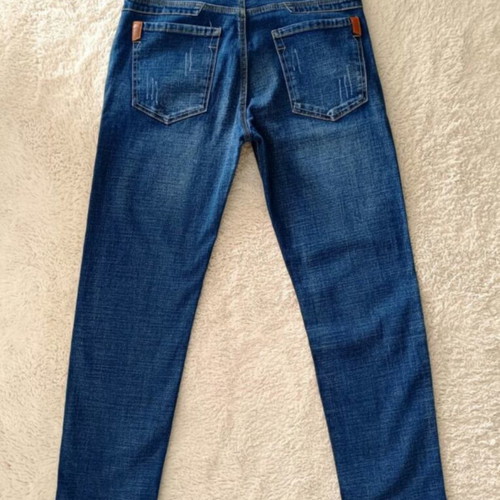 Men's Blue Regular Fit Jeans New, Thin Denim W32 L32