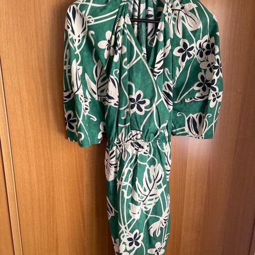 Mango mini dress large green like new