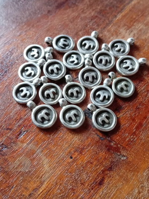 Metal Aries zodiac pendants pack of 19 new