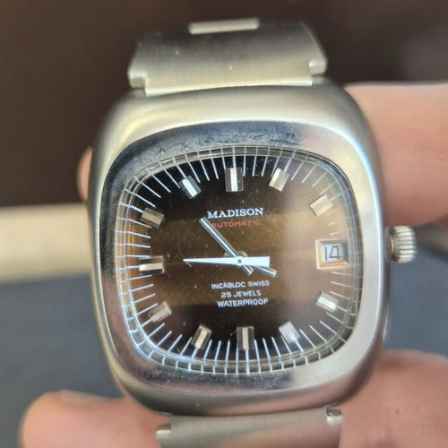 Αυτόματο ρολόι Madison vintage (1980) σαν καινούργιο