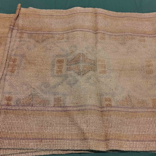 Woven runner used, 1930 era
