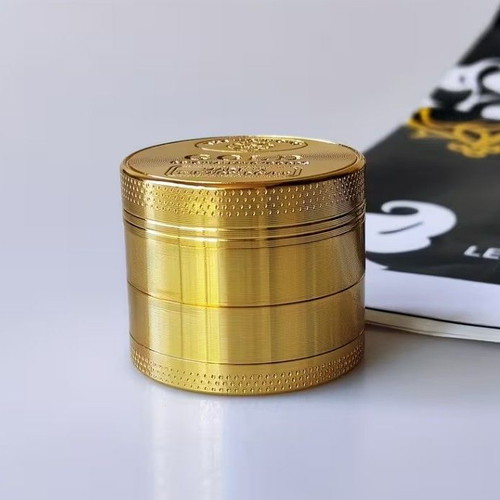 Tobacco grinder 38mm gold new, metal