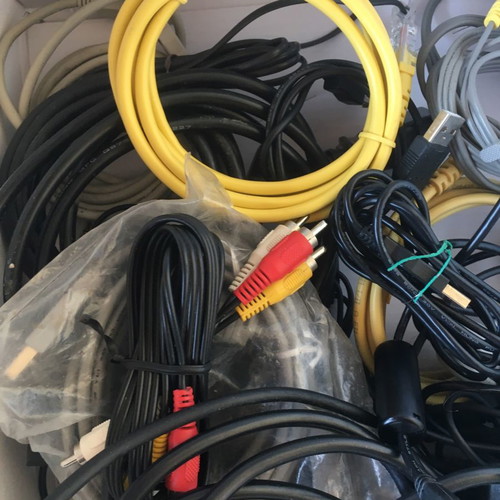 Cables and power adapters for computers and phones pack of 33 new