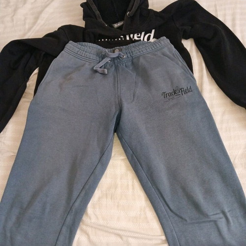 Admiral tracksuit set used, gray and blue, size M