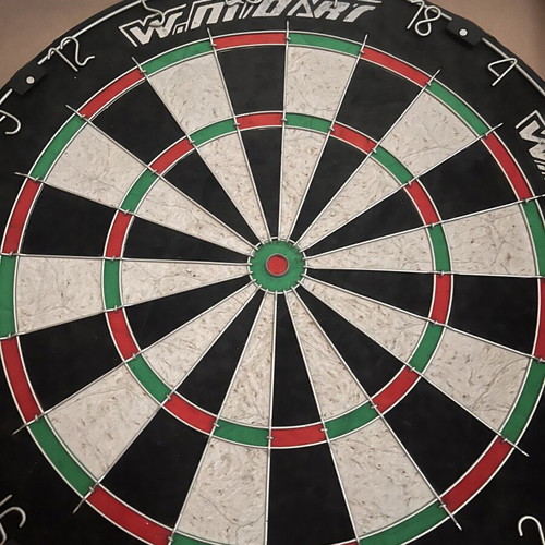 Luxury dartboard with cabinet like new