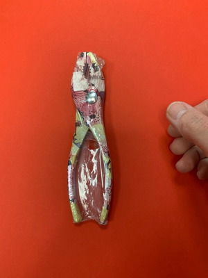 Pliers with floral design