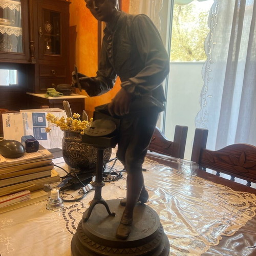 Sculpture The Artist in His Studio like new
