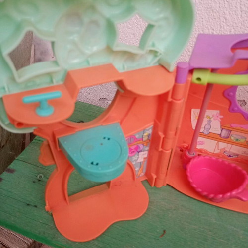 LPS Littlest Pet Shop 2007 Orange Club House Treehouse Playset