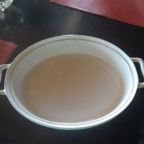 Porcelain Roasting Pan with Transparent Lid new, German white