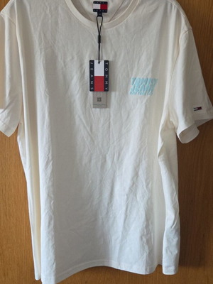 Tommy Hilfiger T-shirt, white, XXL, 100% cotton