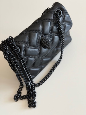 Kurt Geiger London Kensington Black Quilted Crossbody bag like new