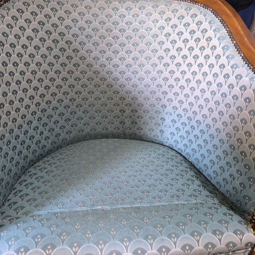 Vintage armchair set used, two pieces
