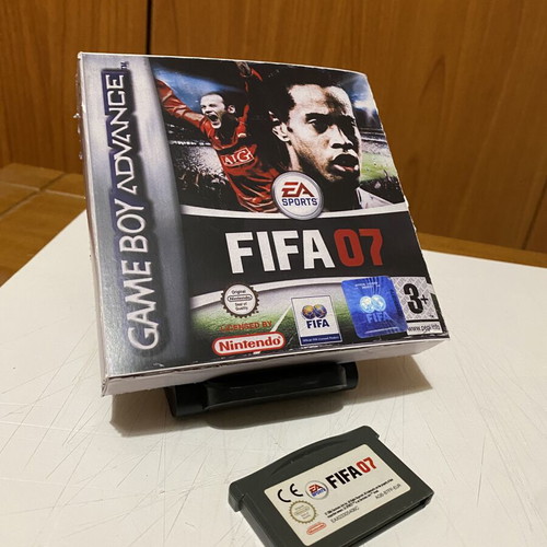 Game Boy Advance FIFA 2007 game like new with reproduction box