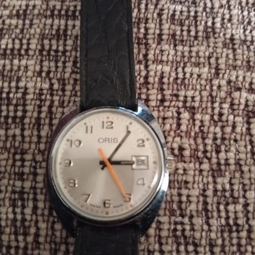 Oris women's watch used, white