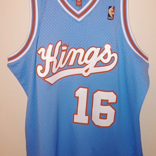 Peja Stojakovic Mitchell and Ness Swingman Sacramento Kings Jersey new, authentic, size XL