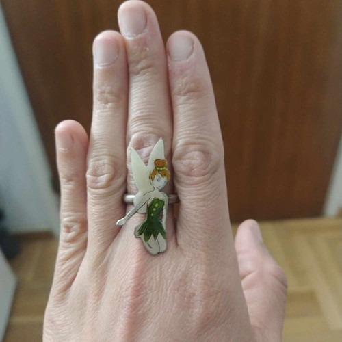 Tinkerbell rings like new, set of 2