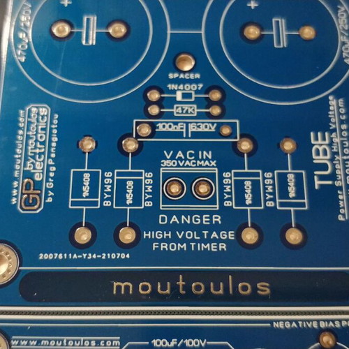 Tube Power Supply PCB AIO Blue new